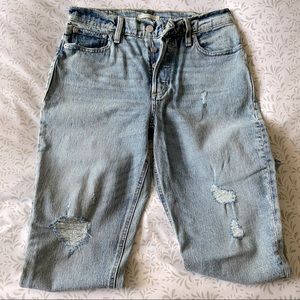Socialite Distressed Mom Jean